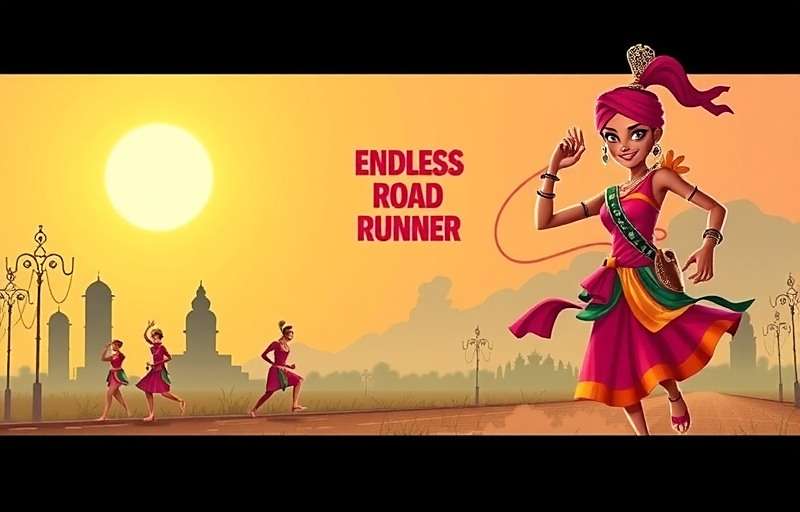 Endless Road Runner upcoming Punjab update showing bhangra dancers and rural scenes